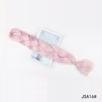 Unisex Hip-Hop Casual Party Gold And Silver Wire High Temperature Wire Ponytail Wigs sku image 13