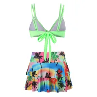 Women's Ditsy Floral Sexy High Waist Swimwear main image 3