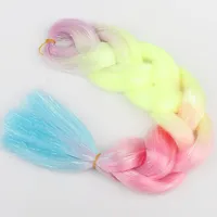 Unisex Hip-Hop Casual Party Gold And Silver Wire High Temperature Wire Ponytail Wigs main image 4