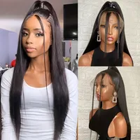 Unisex Simple Style Casual Holiday Street High Temperature Wire Long Straight Hair Wigs main image 1
