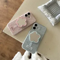Acrylic Flower Cute Sweet Simple Style Phone Cases Phone Cases main image 2