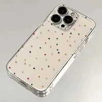 Soft Glue Round Dots Elegant Lady Streetwear Phone Cases Phone Cases sku image 37