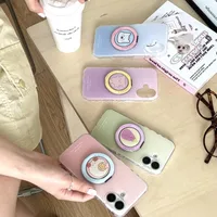 Acrylic Animal Cute Simple Style Phone Cases Rotating Bracket Phone Cases main image 3