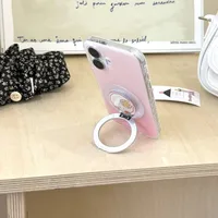 Acrylic Animal Cute Simple Style Phone Cases Rotating Bracket Phone Cases main image 4