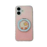 Acrylic Animal Cute Simple Style Phone Cases Rotating Bracket Phone Cases main image 5