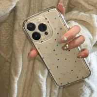 Soft Glue Round Dots Elegant Lady Streetwear Phone Cases Phone Cases main image 3
