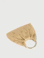 Women's Medium Straw Solid Color Elegant Streetwear Straw Cylindrical Magnetic Buckle Handbag main image 4