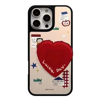 Tpu Cartoon Heart Shape Painted Cute Phone Cases Phone Cases main image 5