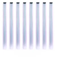 Unisex Cute Simple Style Masquerade Party Street High Temperature Wire Long Curly Hair Long Straight Hair Wigs sku image 1