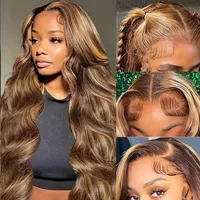 Women's Simple Style Casual Holiday Street Real Hair Long Curly Hair Wigs main image 1