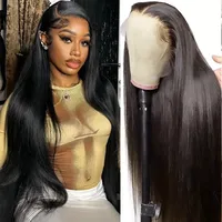 Unisex Elegant Simple Style Casual Holiday Street High Temperature Wire Long Straight Hair Wigs main image 2
