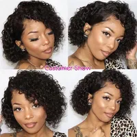 Unisex Simple Style Casual Holiday Street High Temperature Wire Short Curly Hair Wigs main image 2