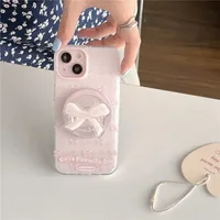 Magnetic Attraction Bow Knot Cartoon Style Cute Phone Cases Phone Cases main image 2