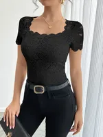 Women's Adults T-shirt Pullovers Short Sleeve T-Shirts Temperament Commuter Commute Style Geometric sku image 10