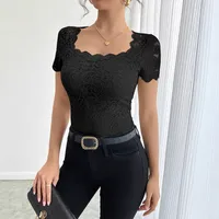 Women's Adults T-shirt Pullovers Short Sleeve T-Shirts Temperament Commuter Commute Style Geometric main image 5