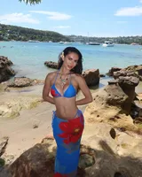 Women's Sexy Printing 3 Pieces Set Swimwear sku image 1