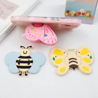 Plastic Bee Butterfly Cute Folding Bracket Phone Cases main image 4