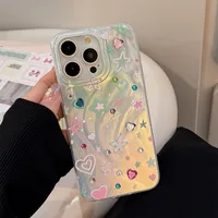 Tpu Star Heart Shape Painted Sweet Phone Cases Phone Cases main image 1
