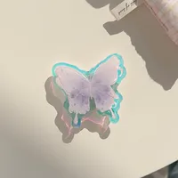Acrylic Heart Shape Butterfly Epoxy Cartoon Style Airbag Bracket Phone Cases sku image 14