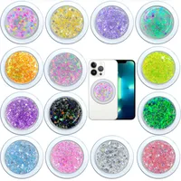 Plastic Colorful Shiny Airbag Bracket Phone Cases main image 1