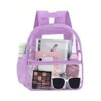 Waterproof Solid Color Holiday Travel Women's Backpack main image 3