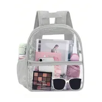 Waterproof Solid Color Holiday Travel Women's Backpack main image 4