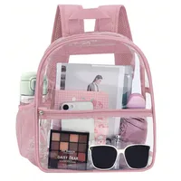 Waterproof Solid Color Holiday Travel Women's Backpack sku image 2