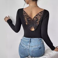 Women's Adults T-shirt Pullovers Long Sleeve T-Shirts Elegant Style Temperament Commuter Solid Color main image 4