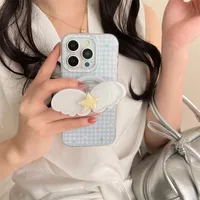 Acrylic Plaid Wings Classic Style Phone Cases Phone Cases main image 1