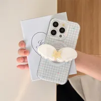 Acrylic Plaid Wings Classic Style Phone Cases Phone Cases main image 3