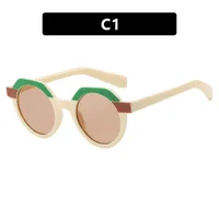 Casual Hip-Hop Novelty Geometric Ac Round Frame Full Frame Glasses sku image 1