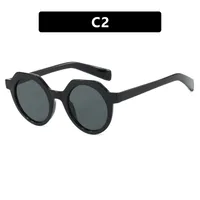 Casual Hip-Hop Novelty Geometric Ac Round Frame Full Frame Glasses sku image 2