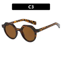 Casual Hip-Hop Novelty Geometric Ac Round Frame Full Frame Glasses sku image 3