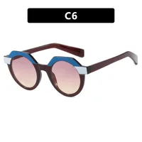 Casual Hip-Hop Novelty Geometric Ac Round Frame Full Frame Glasses sku image 6