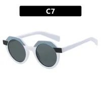 Casual Hip-Hop Novelty Geometric Ac Round Frame Full Frame Glasses sku image 7