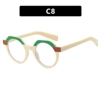 Casual Hip-Hop Novelty Geometric Ac Round Frame Full Frame Glasses sku image 8