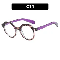Casual Hip-Hop Novelty Geometric Ac Round Frame Full Frame Glasses sku image 11