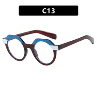 Casual Hip-Hop Novelty Geometric Ac Round Frame Full Frame Glasses sku image 13