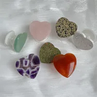 Marble Heart Shape Retro Classic Style Airbag Bracket Phone Cases main image 5