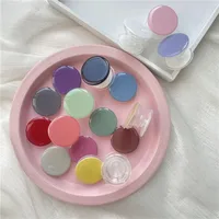 ABS Tpu Round Solid Color Basic Phone Ring Grips Phone Cases main image 4