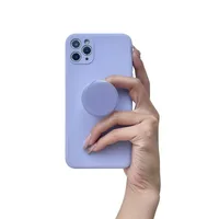 ABS Tpu Round Solid Color Basic Phone Ring Grips Phone Cases main image 3