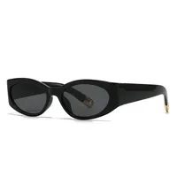 Casual Simple Style Color Block Pc Gradient Tinted Lenses Cat Eye Full Frame Glasses main image 2