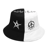 Unisex Casual Elegant Simple Style Color Block Curved Eaves Bucket Hat main image 5