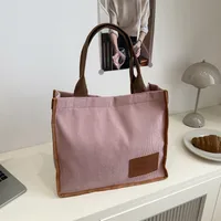 Women's Nylon Color Block Streetwear Square Magnetic Buckle Square Bag main image 2
