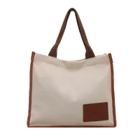 Women's Nylon Color Block Streetwear Square Magnetic Buckle Square Bag main image 5