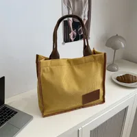 Women's Nylon Color Block Streetwear Square Magnetic Buckle Square Bag main image 6