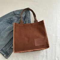 Women's Nylon Color Block Streetwear Square Magnetic Buckle Square Bag sku image 5