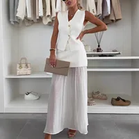 Daily Street Women's Elegant Simple Style Solid Color Polyester Skirt Co-ord Set Shorts Sets main image 3