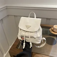 Solid Color Casual Women's Backpack sku image 5