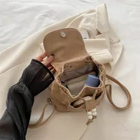 Solid Color Casual Women's Backpack main image 3